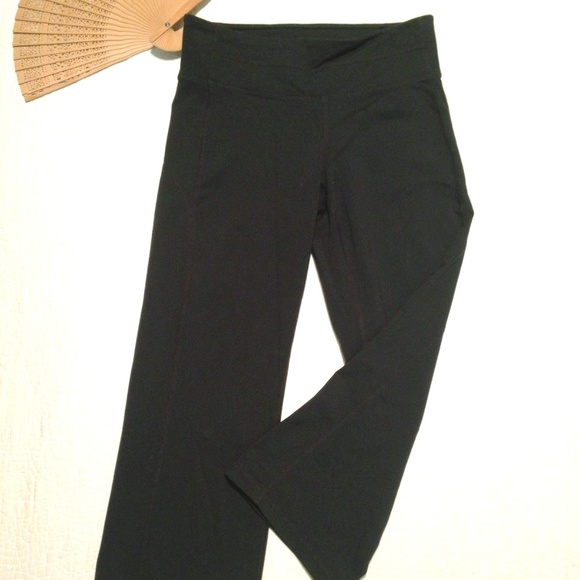 Athleta Capri Pants Black Waist band Yoga S - Picture 1 of 8
